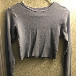 Baby blue Brandy Melville long sleeve top